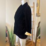 KENSINGTON SQUARE Vintage Burgundy/Black Velvet Blazer Gold Satin Cuffs Black Size undefined Photo 5