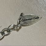 Coldwater Creek triple strand wood bead and turquoise necklace Photo 9