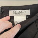 Max Mara  Black Wool Blend Pencil Skirt Size 8 Photo 2