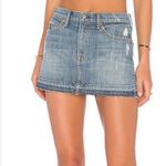 GRLFRND  Claudia Denim Minu Skirt Baby Come Back/ Added Lace Photo 3
