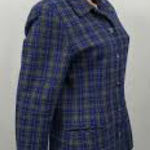 Vintage 80s Plaid wool jacket | modest | wool jacket | wool blazer Size 10 Photo 0