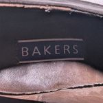 Vtg 1990s Bakers Dark Brown Leather Square Toe Block Heel Lace Up Oxfords Sz 7 Photo 5