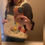 The Sak  Crafted Classics Crochet Carryall Tote with floral embroidery Photo 11