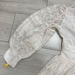 Love Shack Fancy NWT $995 Jiona paneled crocheted cotton embroidered dress size 00 Photo 8