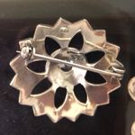 Vintage Pave Silvery Brooches Silver Photo 1