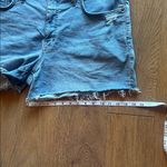 Madewell Shorts Blue High Rise Denim Jeans Cut Offs Frayed Hem Relaxed Fit 33 Photo 9