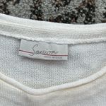 Vintage Savion Knit Skirt Set White Black 12 Photo 5