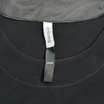 Blanque Blouse Women Black Medium Oversized Boxy Lagenlook Artsy Made in USA Photo 2