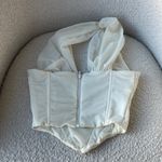 House Of CB  Jemima white mesh cutout corset Photo 2