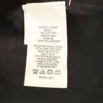 CeCe  Mockneck Contrast Sleeve Sweater Black Small Photo 6