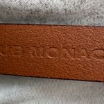 Club Monaco  leather Brown Belt with gold buckle, size XS elegant classic boho Photo 1