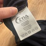 ZYIA ACTIVE | Black Racerback Striped Athletic Gym Workout Tank Top, Size S Photo 7