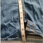 MARK. Women's Chambray Denim Snap Front Embroidered Distressed Blouse Top Sz XS Photo 5