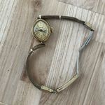 Wittnauer Rare Vintage Mechanical Ladies Watch Gold Filled Bracelet Gold Dial Photo 5