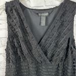 Lane Bryant Women’s Ruffled Sleeveless Surplice Top Stretch Dress Black 20 Photo 4