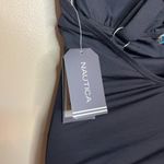 Nautica Black with Blue Lacing One Piece Swimsuit WITH DAMAGE Photo 8