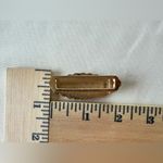 Gold Tone Western Floral Engraved Belt Buckle keeper Loop Holder Tips Vintage Photo 8