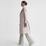 Reiss New Tor Belted Wool Blend Coat Peacoat Trench Coat Sz 4 $625 Photo 2
