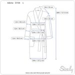 Adonna robe satin floral purple teal pink Photo 2