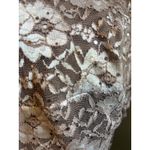 Candalite Whimsi Sequin Boho Fairy Fall Midi Lace Y2K Party Dress Medium Brown Bling Photo 4