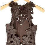 Saylor Jessa Lace Foil Mini Dress Photo 11