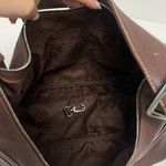 Longchamp Pebbled Genuine Leather Shoulder Bag Crossbody Brown 15X 10 Medium Photo 7