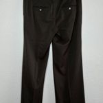 Ann Taylor Womens Brown Mid to Low Rise Trouser Dress Pants Size 2 cinch back Photo 1
