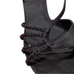 Touch of Nina The 9.5 Heels Formal Low Heel Strappy Satin Sandals Elegant Dressy Photo 3