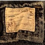 American Eagle  Blue Jean Shorts Vintage AE Supply Co Womens Size 2 Pockets Logo Photo 2