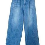 Wednesday Free Wide Leg Light Weight Denim Pants Size Small Photo 0