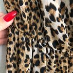 L8ter  Leopard Print Strapless Maxi Dress. Size Medium Photo 4