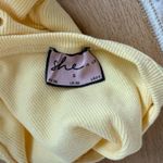 Butter yellow scrunch dress Photo 2