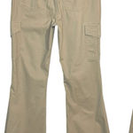 Mudd Vintage Y2K 90s Super Flare Bell Bottom Khaki Cargo Pants Size 13 Photo 0