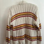 Madewell Striped Diaz Cropped Knit Cardigan Photo 2