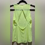 Lululemon For The Run Neon Green Sleeveless Top Clear Mint official color Photo 4