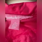 Woman Within  Pink Nylon Rain Resistant Zip Up Jacket Size 1X 22/24 Photo 1