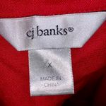 cj banks  red zip up Utility jacket Photo 4