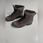 Born Codi Leather Lace Up Biker Moto Combat Boots New Women's size 9 M New Brown Photo 6