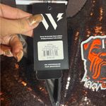 NFL NWT Women's The Wild Collective Cleveland Browns Sequin Ombre Jacket - Large Photo 4