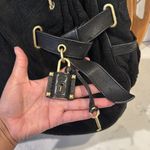 Juicy Couture iconic padlock day shoulder tote bag black terry cloth Y2K it Girl Photo 2