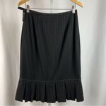 Valerie Stevens  Size 6 Stripe Ruffle Pleat Retro Pencil Skirt Office Formal Photo 1