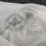 Affliction Womens L Tee White American Customs Rhinestone Distressed Western NEW Photo 5