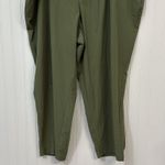 On 34th women's olive green plus size pull on pants drawstring size 3X Photo 2