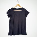 James Perse  Charcoal Grey Cotton Modal T-Shirt Size 3 Large Photo 1