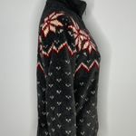 Barrage Collection Fleece Jacket Top Cardigan Fair Isle Woman Snowflake Photo 3