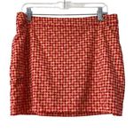 Columbia PFG Skort Size 10 Armadale Omni Freeze Orange Pink Novelty Fish Print Photo 3