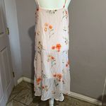 Who What Wear  Pink Floral Hi-Lo Sleeveless Dress Photo 2