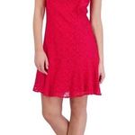 Julia Jordan Red Ruffled Mini Dress Photo 0