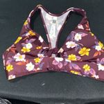PINK - Victoria's Secret VICTORIA SECRET PINK WOMENS SIZE MEDIUM ULTIMATELY LIGHTLY LINED BURGUNDY FLORAL Photo 5