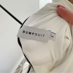 Bumpsuit Stevie Mock Neck Sleeveless Maternity Jumpsuit Sz S White Photo 5